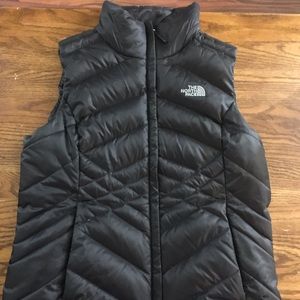 Black The North Face Puffy Vest